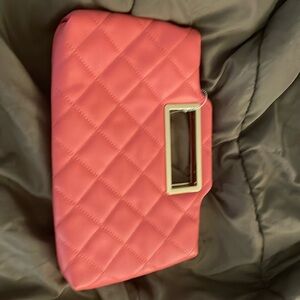 Like very new salmon INC clutch purse